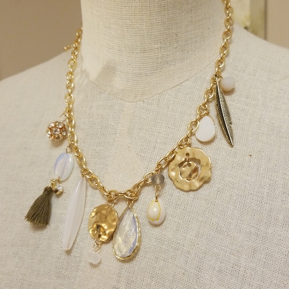 Quartz & Gold Necklace